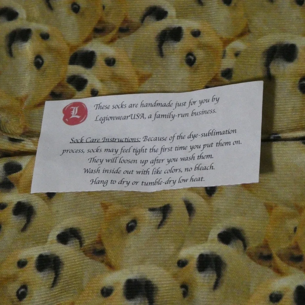 LegionwearUSA Doge Meme Shiba Inu All‎ Over Print Crew Socks New Handmade